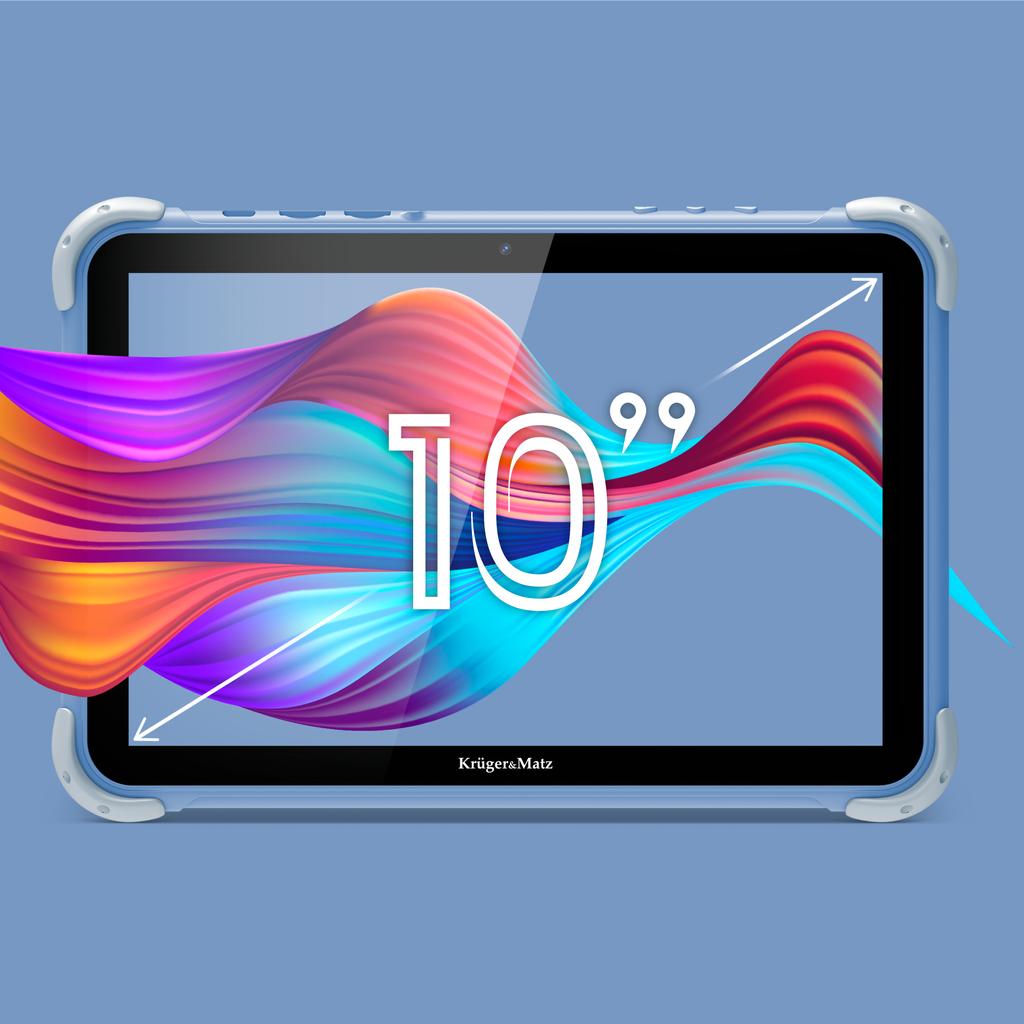 Kruger&Matz 10.1"" Fun 1008 4/64Gb Lte Wifi Gps Android 13 Tablet dla Dzieci