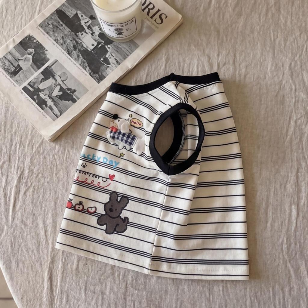 Boys Lightweight Sleeveless Cartoon Tank Top Summer Outfit for Kids