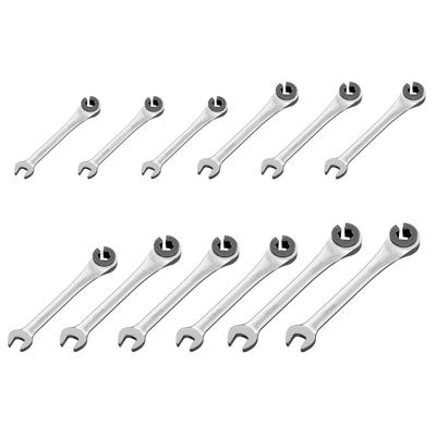 Double Head Ratchet Wrench Spanner Tool 8-19mm 72 Teeth Design For Tight Space And High Torque Applications Maintenance
