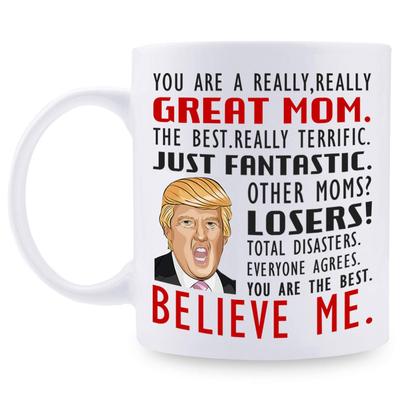Maga Father And Mother'S Day Mom Ceramic Coffee Mug Water Cup Foreign Trade English Mug Us Dad