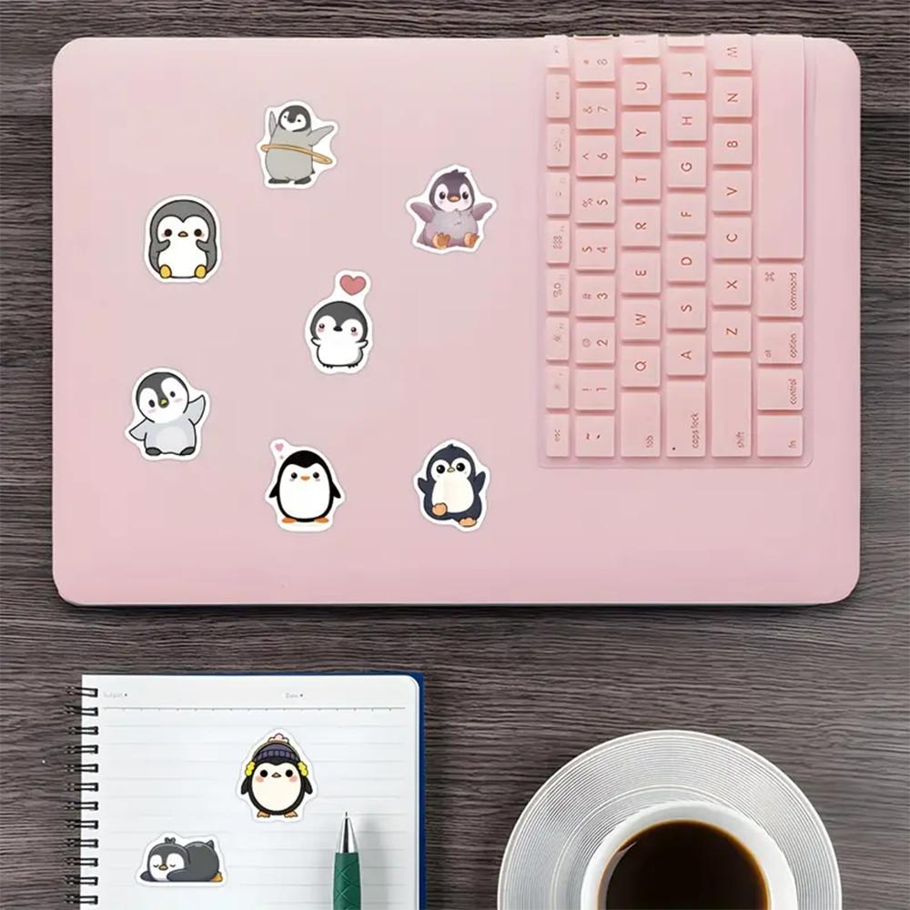 100-500 Stück Pinguin Tier Aufkleber Cartoon Abnehmbar Notizbuch Graffiti Aufkleber Dekoration DIY Geschenk Backen Paket Umschlag Etikett