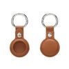 PU Leather Case for Airtag Metal Pendant Protective Case Cover Animals Tracker Accessories Waterproof Luggage Anti-Loss Keyring