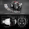 2.5 Inch Universal Bi Xenon HID Projector Lens Silver Black Shroud H1 Xenon LED Bulb H4 H7 Motorcycle Car Headlight