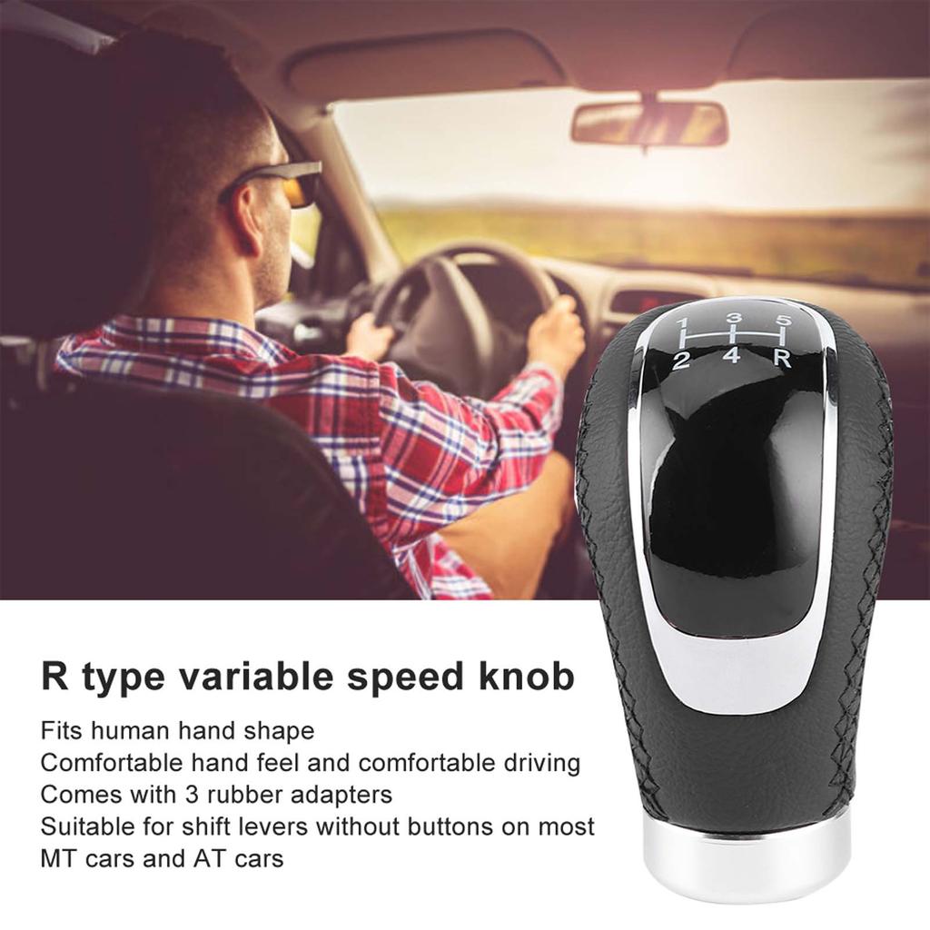 Car Gear   Knob Stick Head    Lev  Handball Leath    for Car