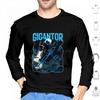 Hoodie Cotton Long Sleeve Animation Robot Inspired Blue Gigiantor Cool Robot Inspired Anime Cartoon Mecha Giant Mecha Anime