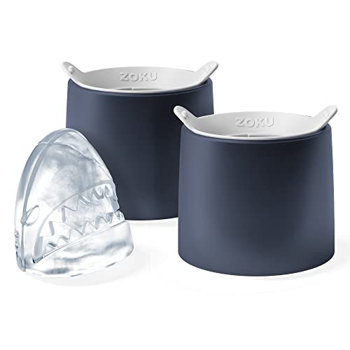 

ZOKU Set of 2 Silicone Ice Molds, Shark - Large Sh