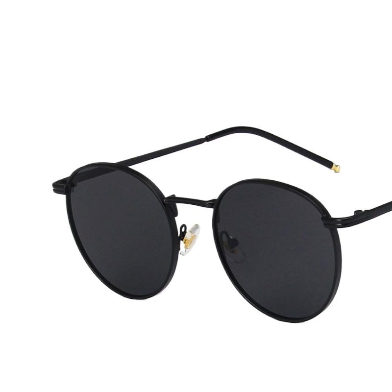 

Small Oval Metal Frame Steampunk Sunglasses For Women Luxury Brand Vintage Shades Classic Round Punk Eyewear Uv400 Glasses 1PC