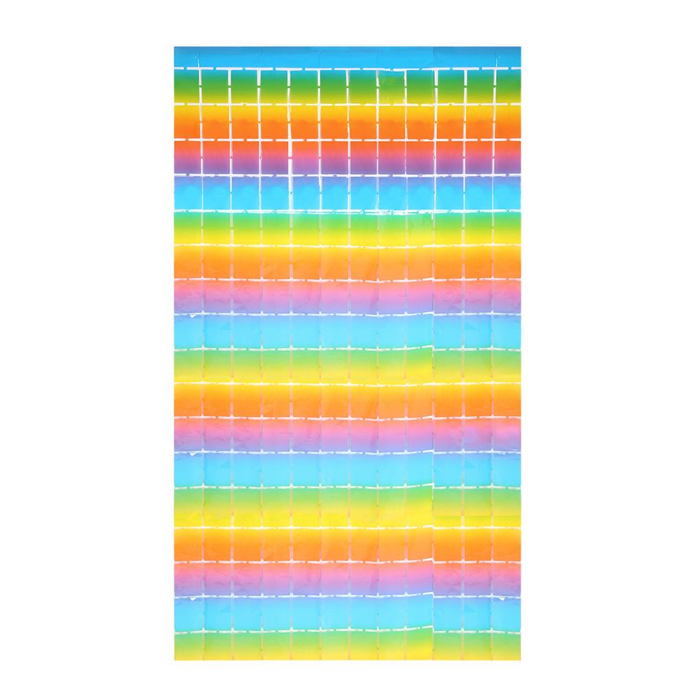

Colorful Macaron Square Raindrop Curtain 1m By 2m Ideal For Festive Party Backdrops And Event Decor StyleA