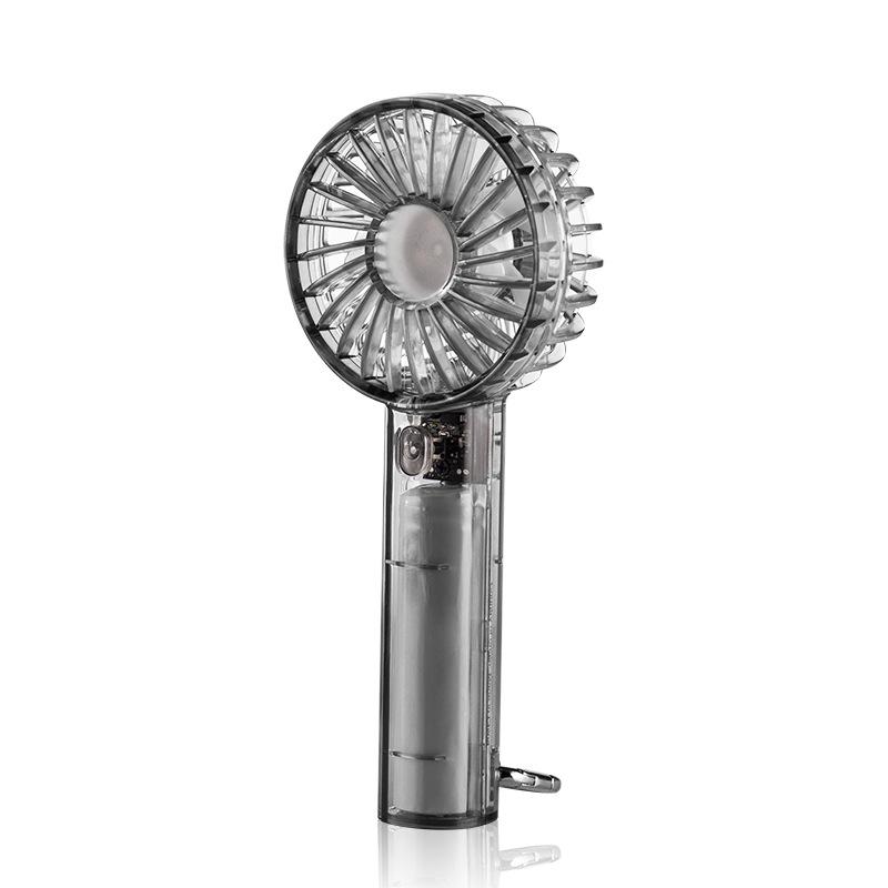 

Portable Mini Rechargeable Transparent Fan with Mountaineering Hook 65 x 33.5 x 152.5 mm чёрный