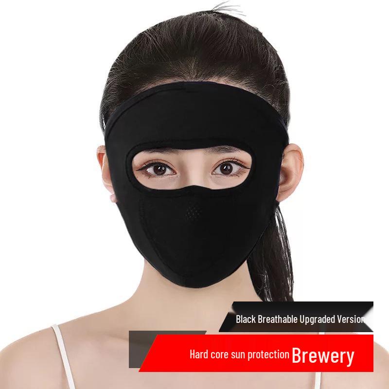 Women's Summer Face Shield: Full Face UV Protection Mask for Cycling & Windproof Headwear