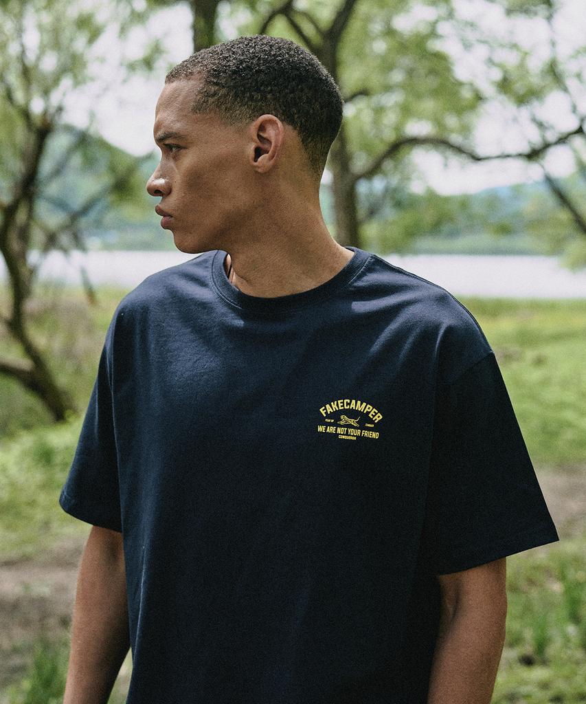 FAKE CAMPER Tiger Original Vintage Short Sleeve T-Shirt [Navy]