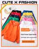 Children's Fleece Lined Zip-Up Hoodie with Patch Pockets - Solid Color, Customizable for School or Class Uniforms