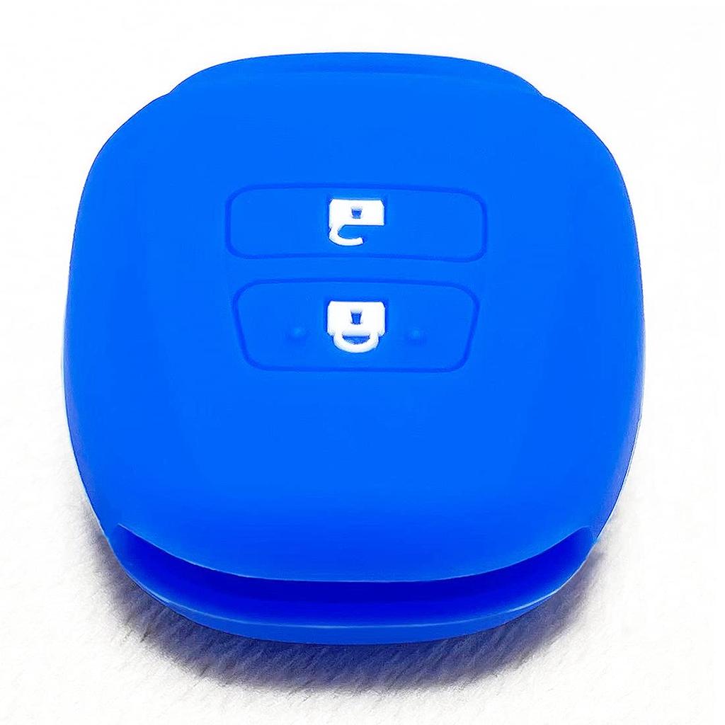 IKT Silicone Cover for Keyless Keyless Keyless Keys, 2 Buttons, Blue, Sienta, Vitz, Succeed,
