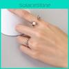Chic Ins Inspired S925 Open Ring For Women Adjustable Size Fashion Accessory