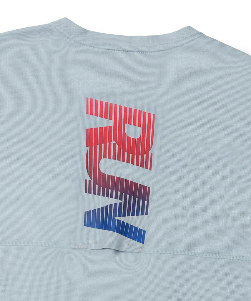 PHYPS MOTORCYCLE Seoul Motorcycle Running Short Sleeve Blue Gray
