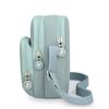 Square Zipper Crossbody Bag Multi-functional Small Phone Bag Simple Nylon Shoulder Bag  Women