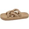 Fashion 2025 Summer New Fashion Elegant Casual Hollow Women's Shoes Solid Color Round Toe Lightweight Flat Heel Open Toe Sandals