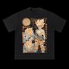 Dragon Ball Super Saiyan Style Printed Pattern Tshirt Casual Shortsleeved Tshirt Casual and Comfortable Parentchild Outfit