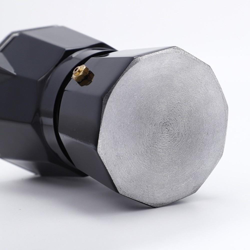 with Handle Coffee Maker Moka Pot Black Espresso Coffee Maker Classic Espresso Kettle  Cafe