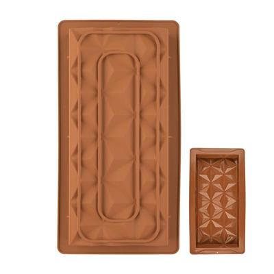 Chocolate Molds Silicone Cheesecake Pudding Butter Mould Non-Stick Candy Molds Thick Nutrition Cereal Bar Molds Food Grade