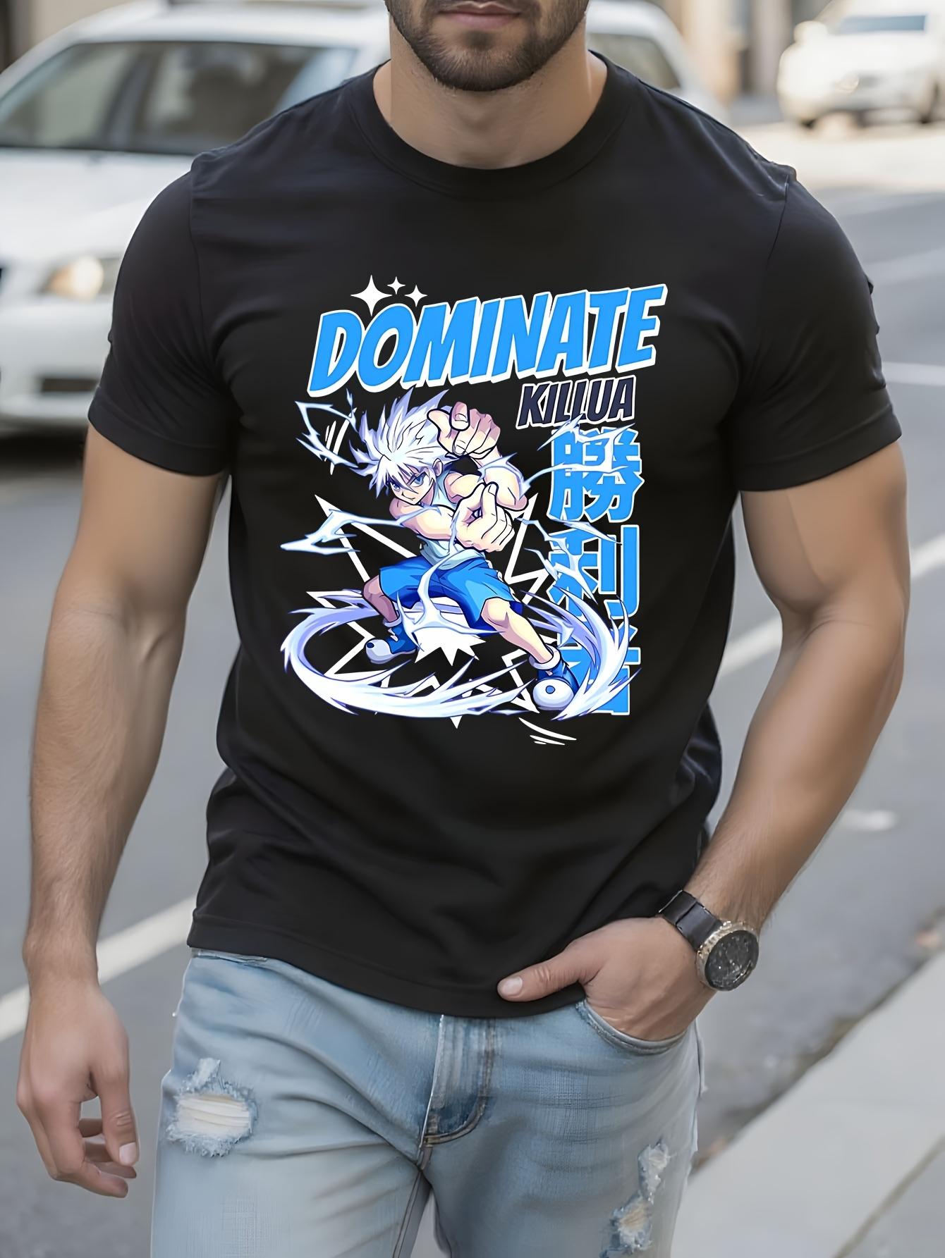 Anime Graphic Tshirt Graphic Tshirt - Bold DOMINATE Text ... XXL