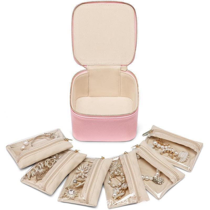 2025 Portable Jewelry Organizer: Travel Storage Bag for Earrings and Studs
