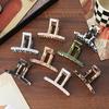 Metal Grab Clip Feminine Minimalist Temperament Hair Clip Headgear Hair Grab Premium Sense Acetate Hairpin Back Head Shark Clip