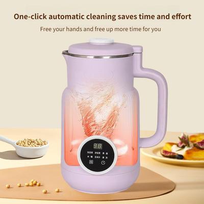 Mixeur Électrique Multifonction Petit pour la Maison 600W Centrifugeuse avec Réservation Intelligente Machine Automatique Mini pour Lait de Soja