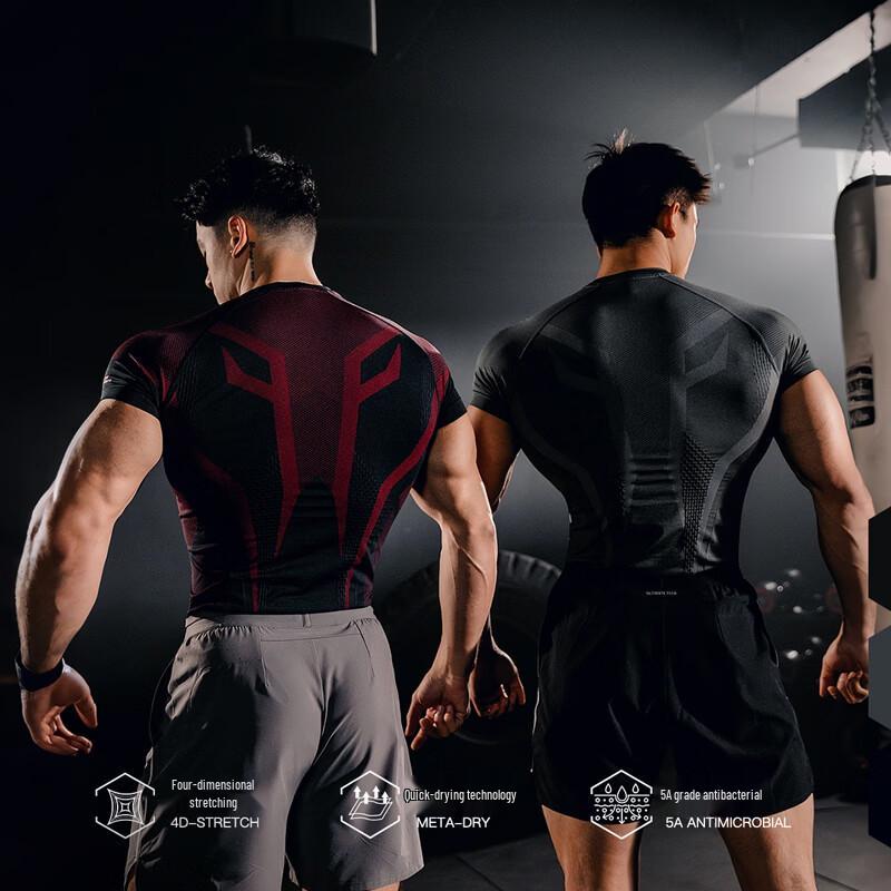 Monster Guardians Jahr des Pferdes Herren Kompressions-Trainings-T-Shirt