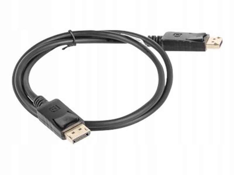 Kabel DisplayPort Lanberg M/M 1m 4K v1.2 czarny
