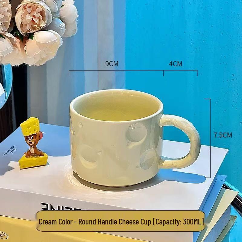 

OLOEY Cream Style Ceramic Coffee Mug