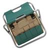 Heavy Duty Folding Stool Bag Multifunctional Gardening Folding Toolkit Stool for Gardeners