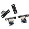 5/10Pcs USB Jack 3.1 Type-C 2Pin 4Pin Female Connector Jack Data Charging Port Small Electrical Charging Base with Fixing Plate