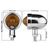 Motorcycle Turn Signal Light Indicator Amber Blinker Lamp For Honda For Yamaha Cafe Racer Mini Universal 12V 10MM Turn Signals