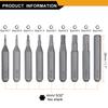 1set Phillips Slotted Hex Torx Square Triangle Screwdriver Bit Set 5/32" Hex Shank Magnetic Cross Head Hex Screw Driver Bits