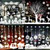 Christmas Window Glass Electrostatic Sticker Santa Snowflake Winter Wall Stickers Merry Christmas Home Decoration New Year Decal