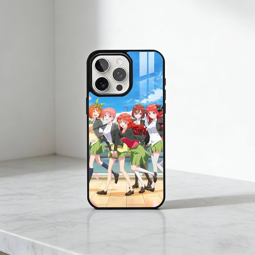 

5Toubun QQ Anime American Comic Style Phone Case For iPhone17,16,15,14,13 Plus,Pro Max Magnetic For Magsafe Wireless Charging iPhone17