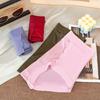 Plussize Ladies Summer Light Ice Silk No Trace Breathable Soft Comfortable High Waist Briefs