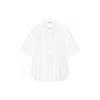 X JW Anderson Collaboration SS23 Spring Summer Solid Color Loose Fit Short Sleeve Shirt Women Shirts 458622-00
