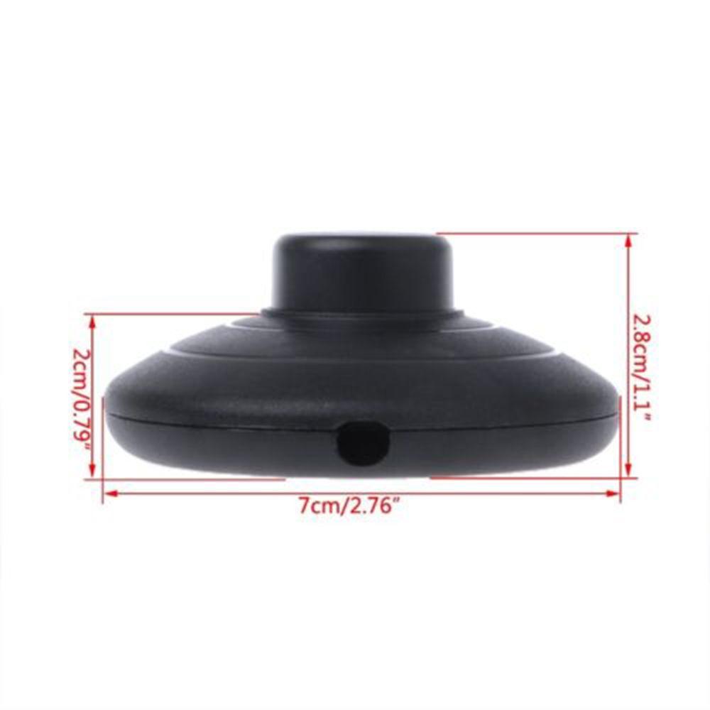 Lamp Plastic Push Power Black Foot Switch Lighting Switch Pedal Light Switch Foot Pedal Push Switch