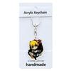 Attack on Titan Acryl Schlüsselanhänger Anhänger, Mikasa Levi Erwin Eren Anime Tasche Ornament