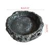 Bowls Small Resin Water Feeder Bowl Worm Feeding Dish for Lizard