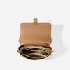 The Flip-top Small Square Bag Is A Simple and Versatile Leather Single-shoulder Crossbody Bag for Spring and Summer Commuting