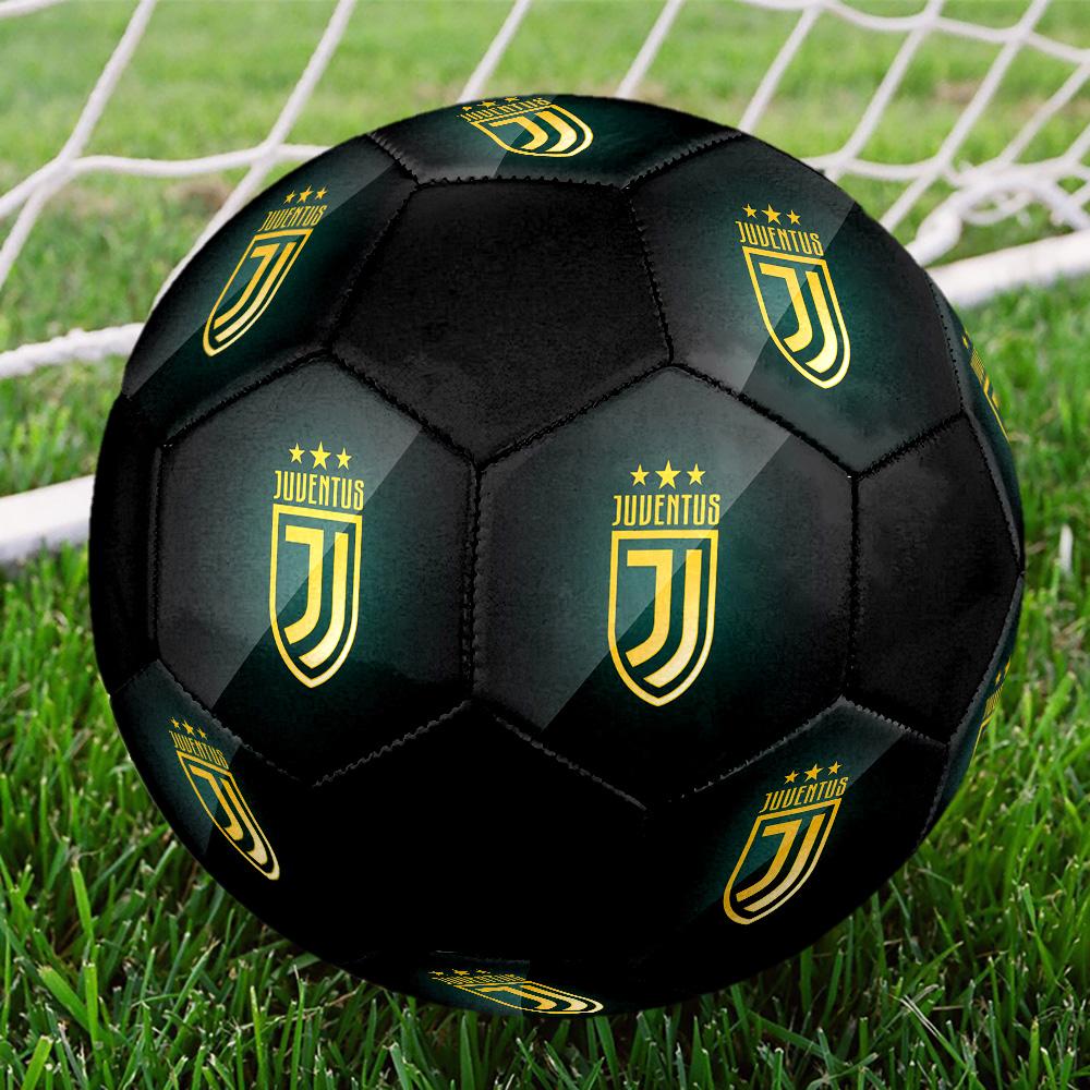 Juventus F.C Soccer Ball Colorful All Ages Machine Stitched PVC Competition Ready Durable High-Bounce.SIZE5