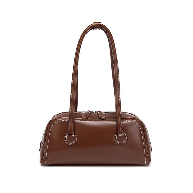 Autumn And Winter Retro Simple Underarm Shoulder Bag Premium Sense Versatile Commuter Handbag Boston Bag 31*9*14