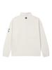 Notbad Korea Taegeuk Embroidered Half-Zip Fleece - Ivory