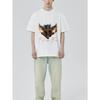 Faith Over Fear T Shirt Black Cross with Wings and Flames Design for Men Casual Wear Streetwear Fashion Statement Top