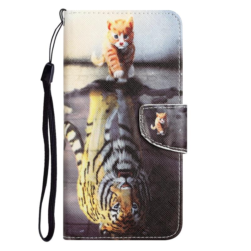 Custodia a libro con stampa in pelle per telefono flip Samsung Galaxy A53 A13 A33 A73 A52 A12 A22 A32 A42 A72 A52S 5G Custodia Portafoglio Copertina a Libro Coque