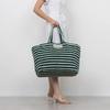 BONGUSTA NARAM WOCHENENDTASCHE, eine große, Damen-Tragetasche aus leichtem Baumwoll-Frottee mit Streifen (BON27), perfekt für den Sommer, den Strand, den