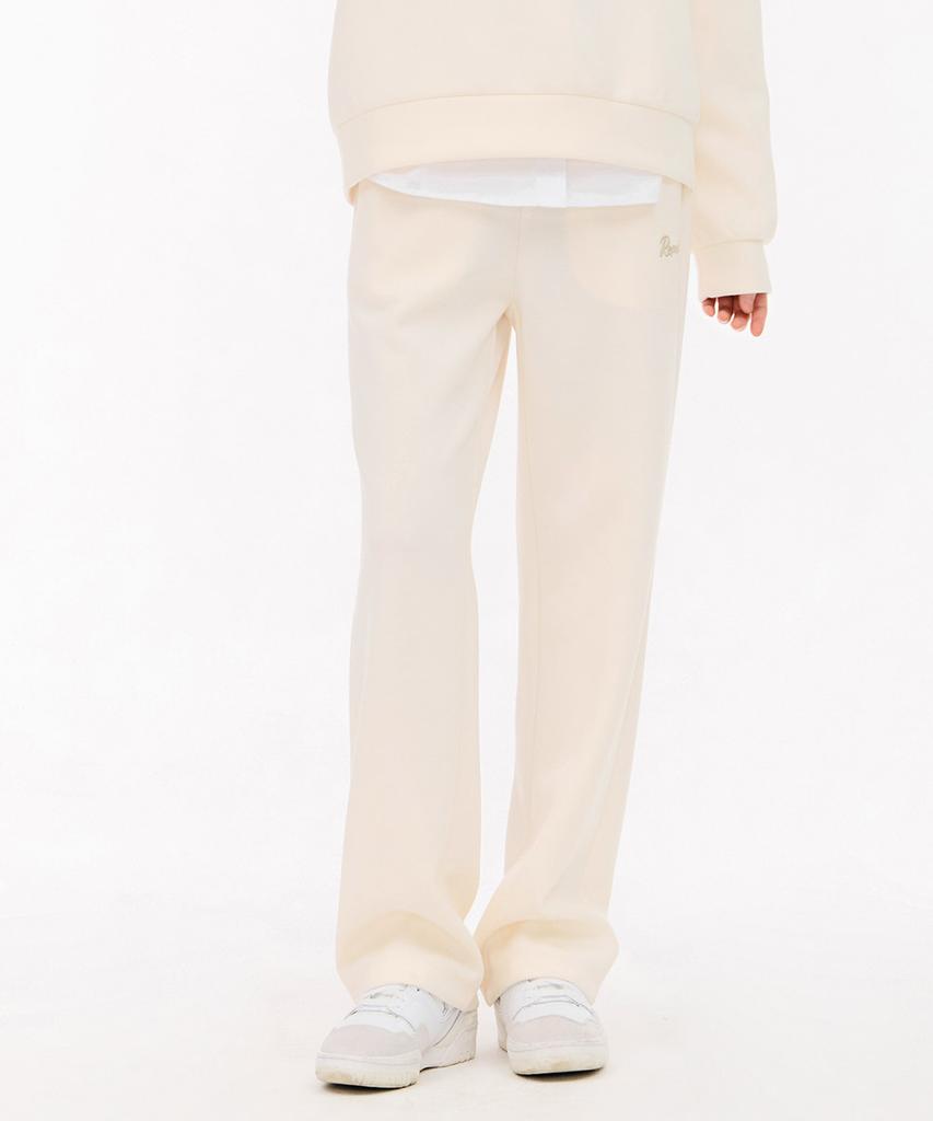 CHASECULT Women'S Straight Warm-Up Pants - Ivory